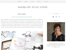 Tablet Screenshot of booksbyjuliestone.com